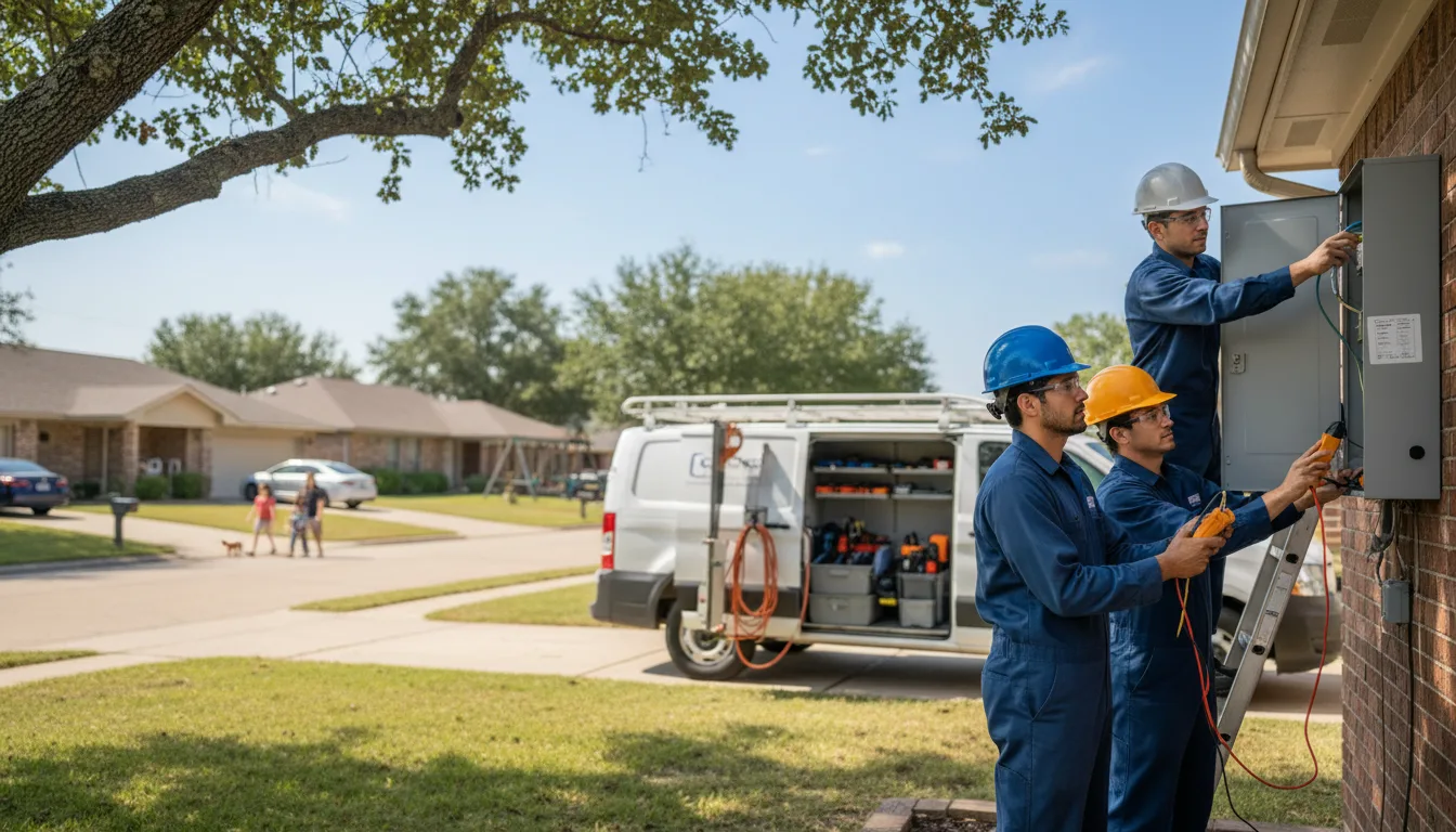 Certified electrician providing emergency electrical services in Wamego, KS